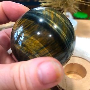 Blue Tiger eye sphere